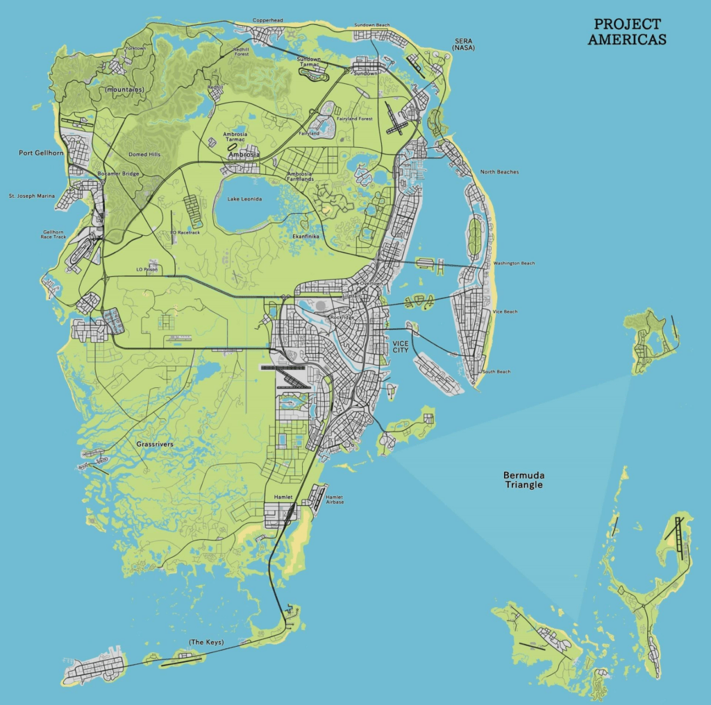 GTA 6 Map Konzept